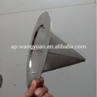 Stainless Steel Flange edge Cone shape Filters